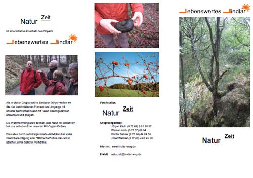 Erinnerung an NaturZeit Lindlar (2007 – 2010)