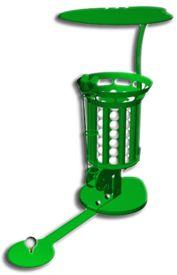 Driving Machine: eine mechanische Tee-Up-Machine