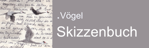 Vögel Skizzenbuch