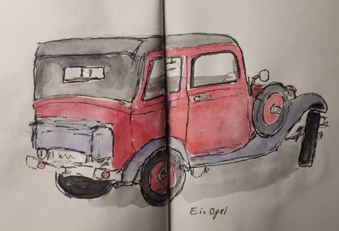 Cars Sketching: Oldtimer vor 1939 im Freilichtmuseum Lindlar (August 2026)